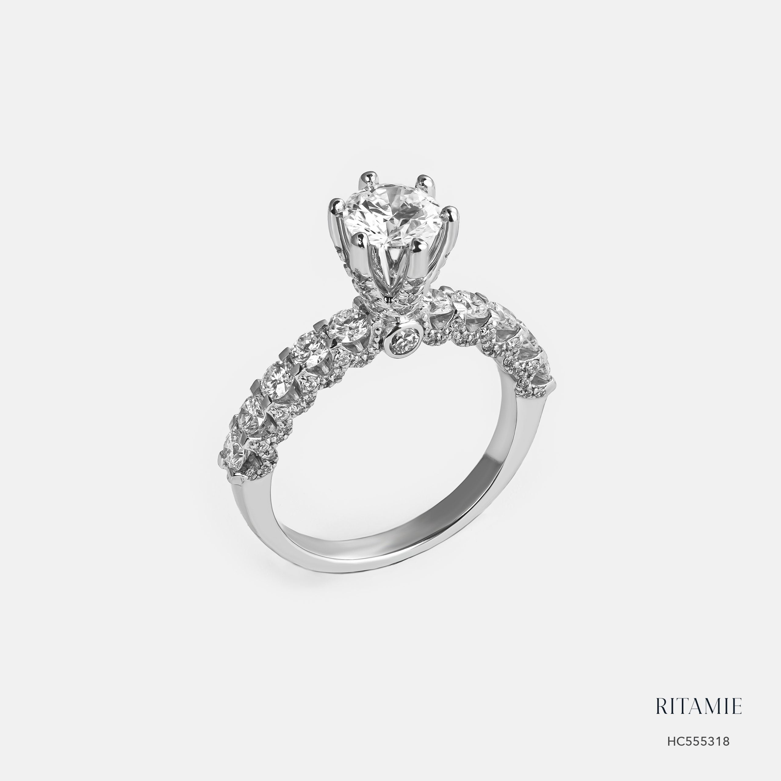 Hera Radiance 10K White Gold Lab Diamond Ring HC555318