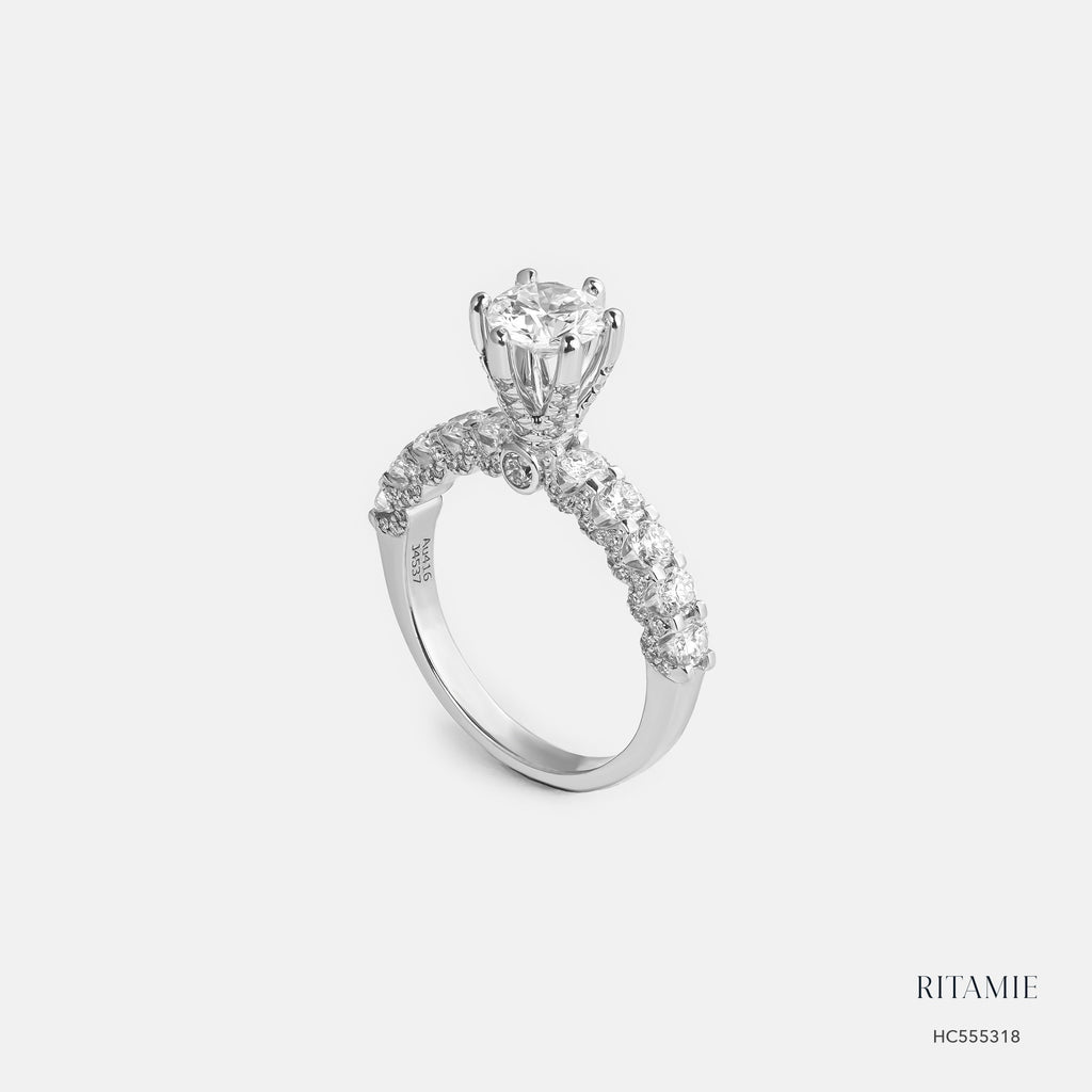 Hera Radiance 10K White Gold Lab Diamond Ring HC555318