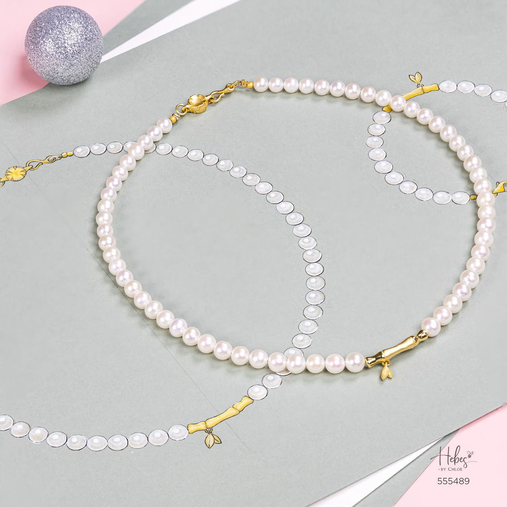 Luster Japanese Akoya Pearl Necklace 555489