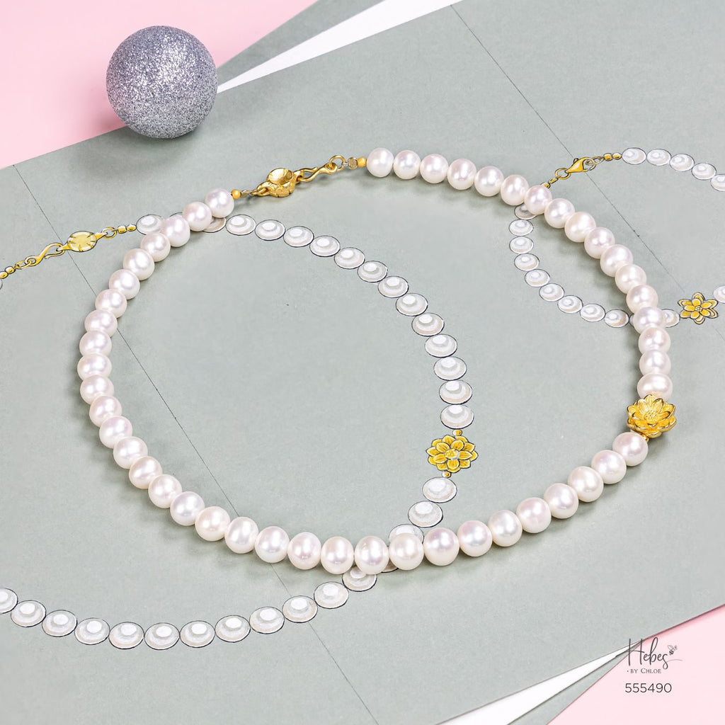 Luster Japanese Akoya Pearl Necklace 555490