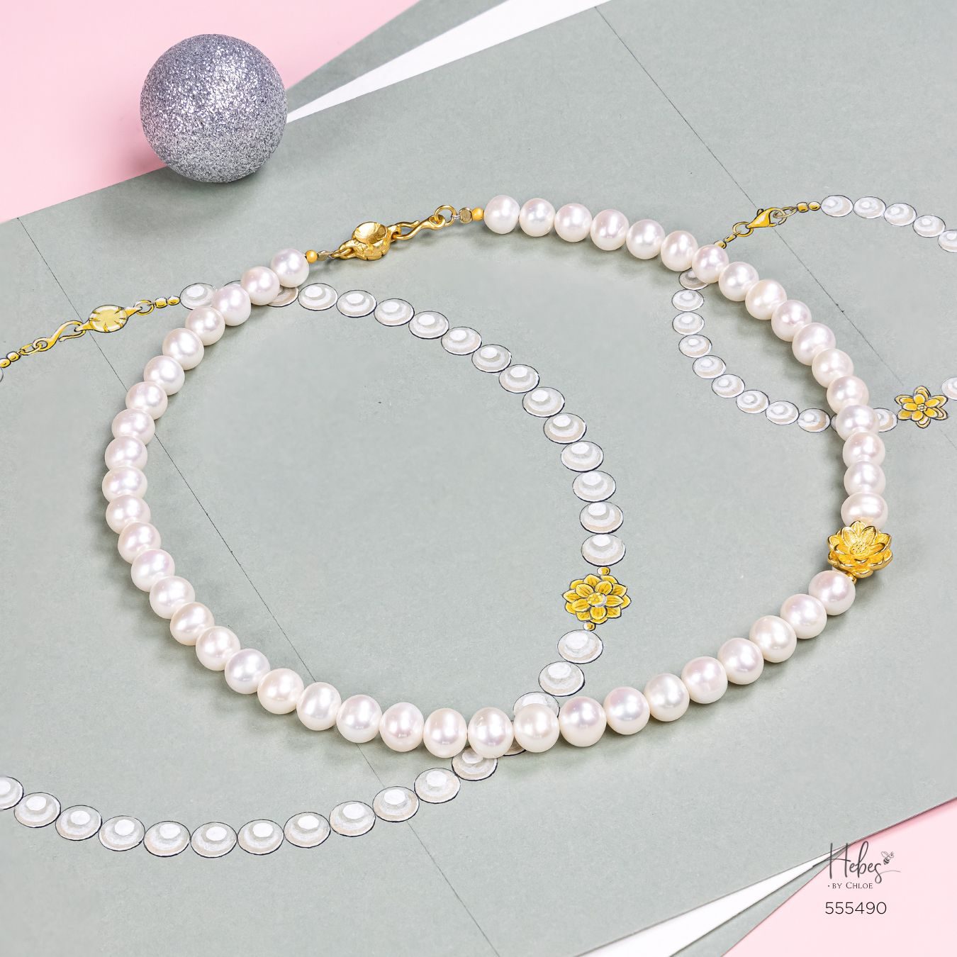 Luster Japanese Akoya Pearl Necklace 555490