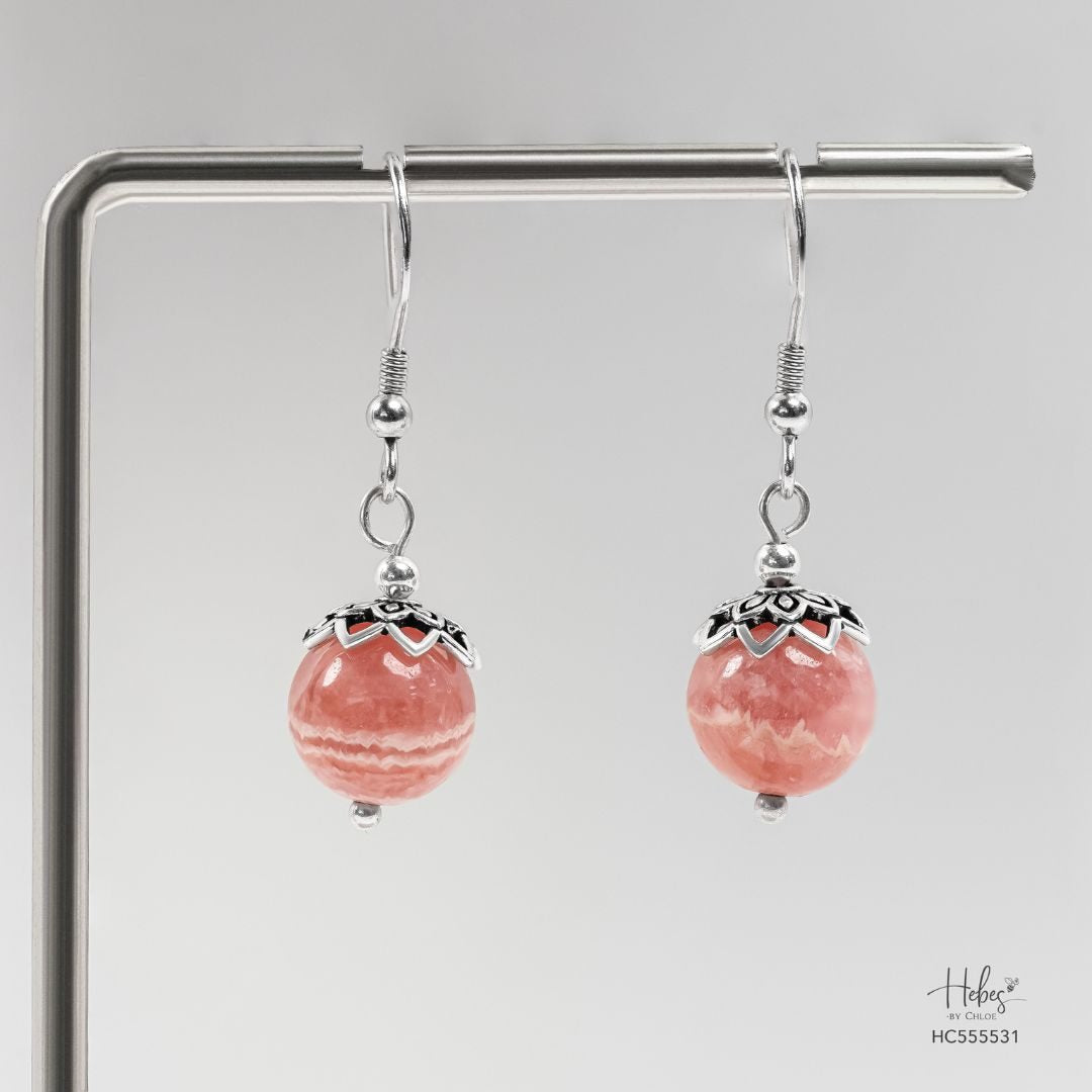Rhodochrosite Earrings 555531