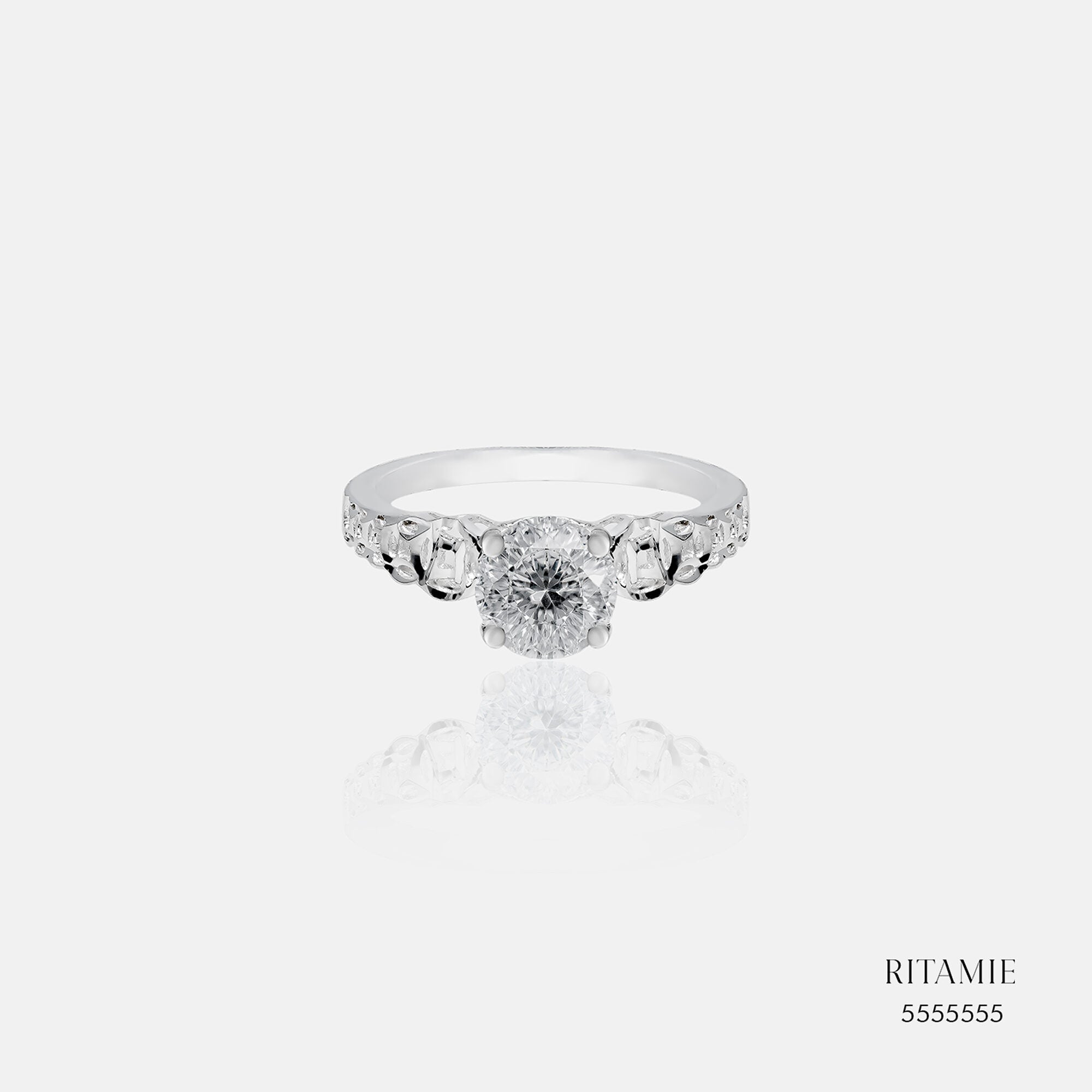 Silver Ring 555555
