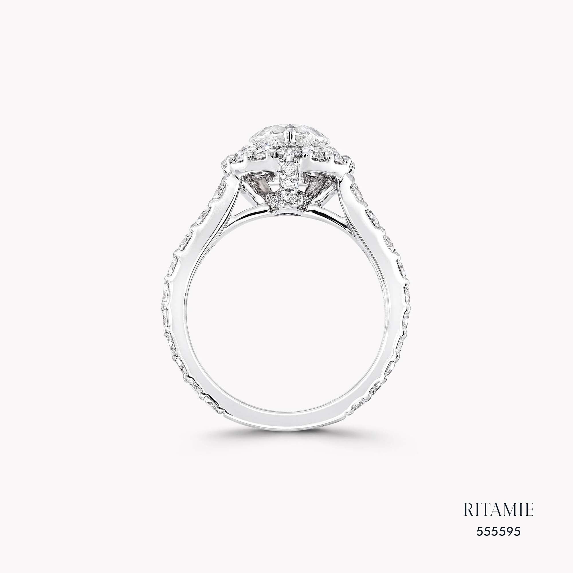 Eternal Heart Halo Lab-Grown Diamond Ring 555595