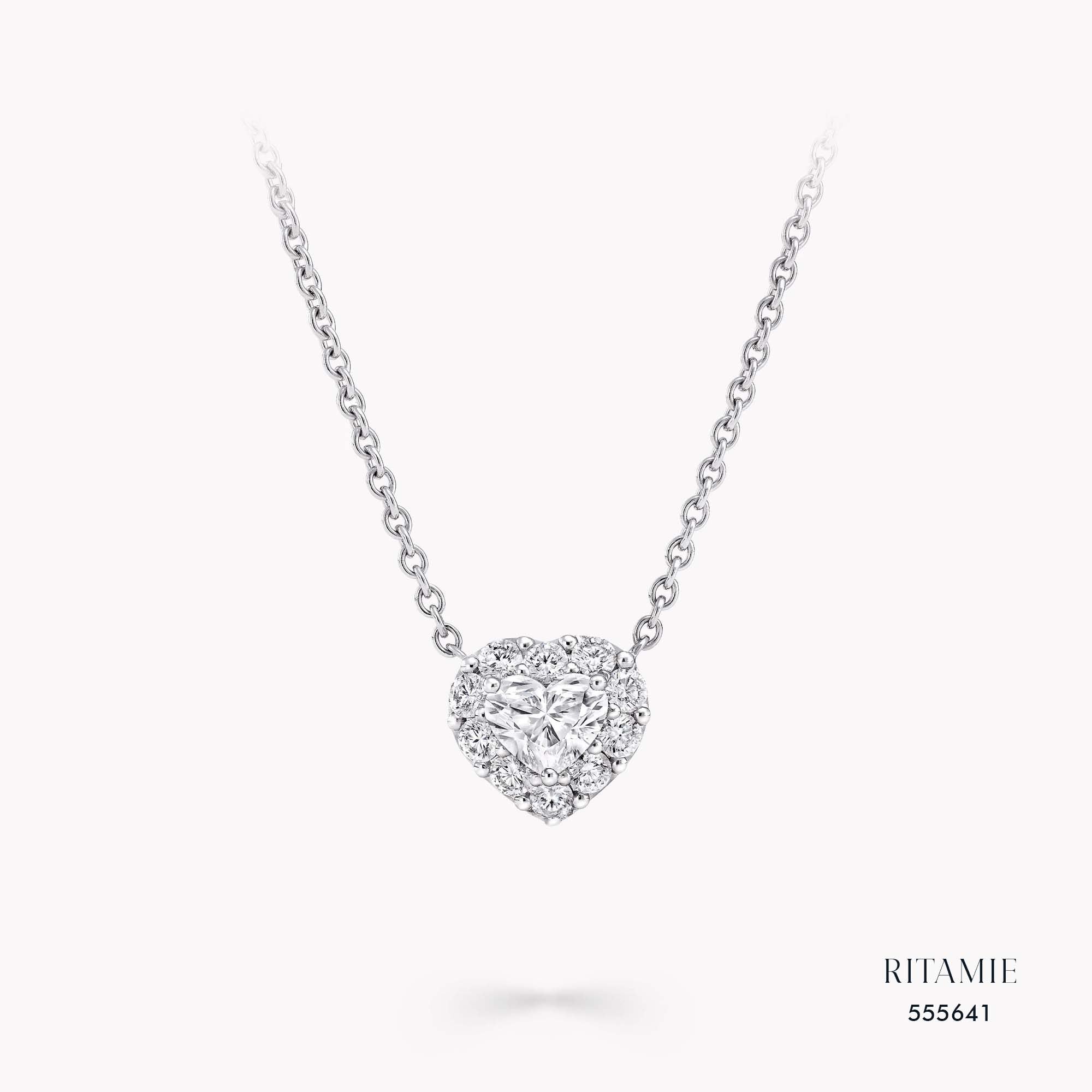 Lumi Heart Lab-Grown Diamond Necklace 555641