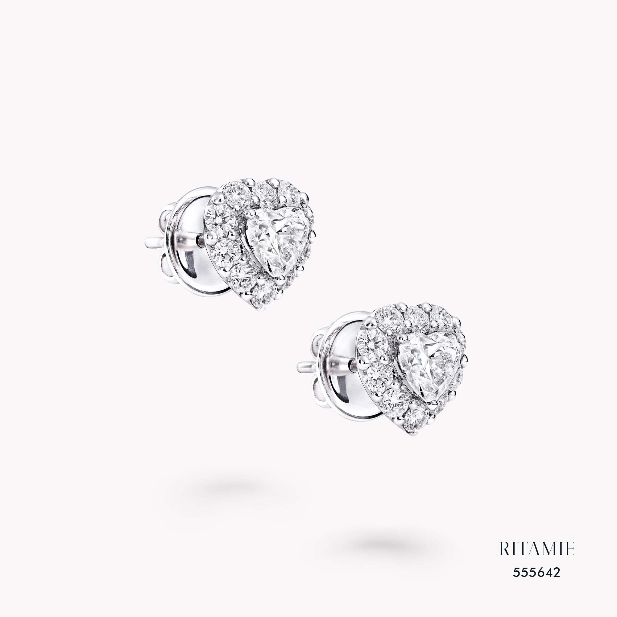 Lumi Heart Lab-Grown Diamond Earrings 555642