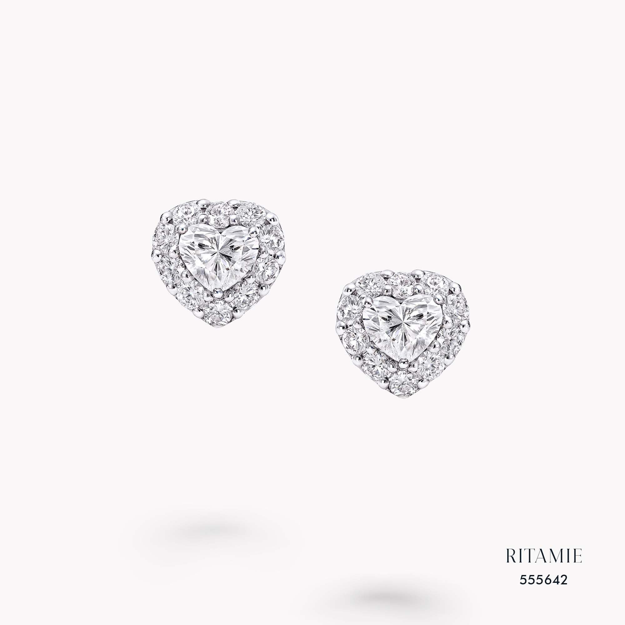 Lumi Heart Lab-Grown Diamond Earrings 555642