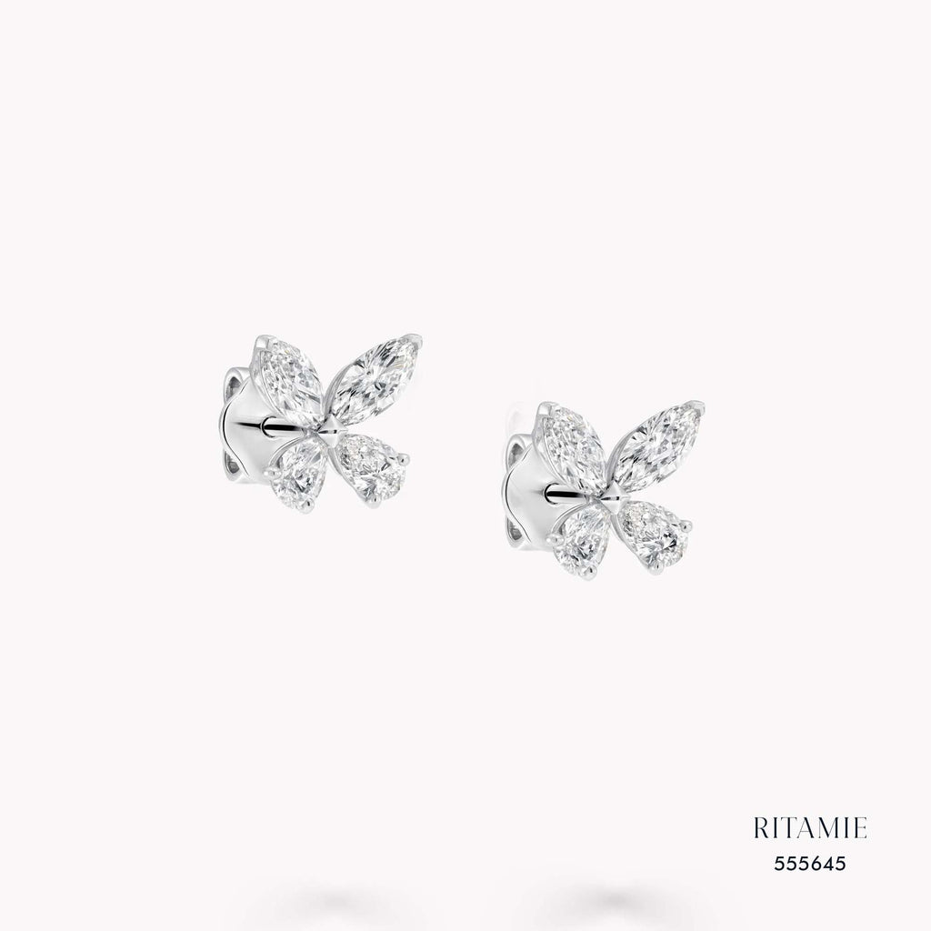 Fluttering Grace Lab-Grown Diamond Earrings 555645
