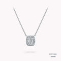 Aria White Gold 18K Lab-Grown Diamond Necklace 555648