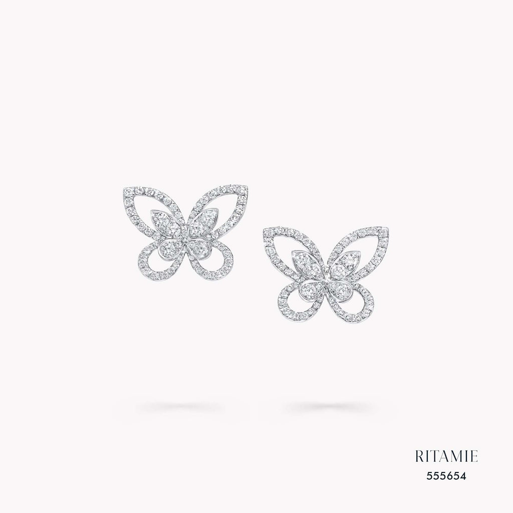 Butterfly Grace Lab-Grown Diamond Earrings 555654