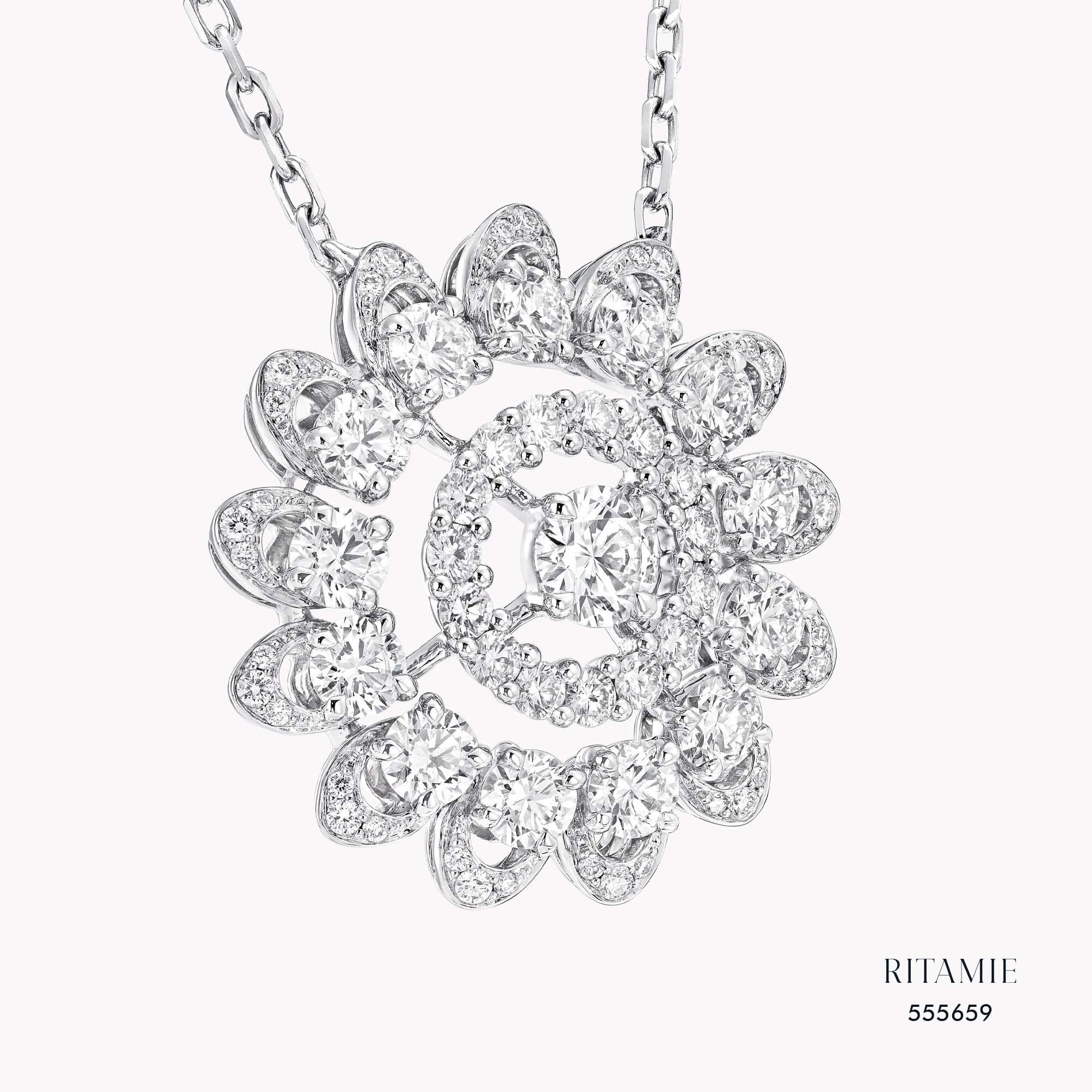 Solara Bloom Lab-Grown Diamond Necklace 555659