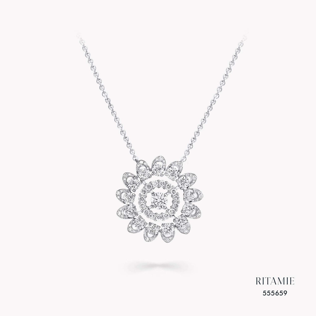 Solara Bloom Lab-Grown Diamond Necklace 555659