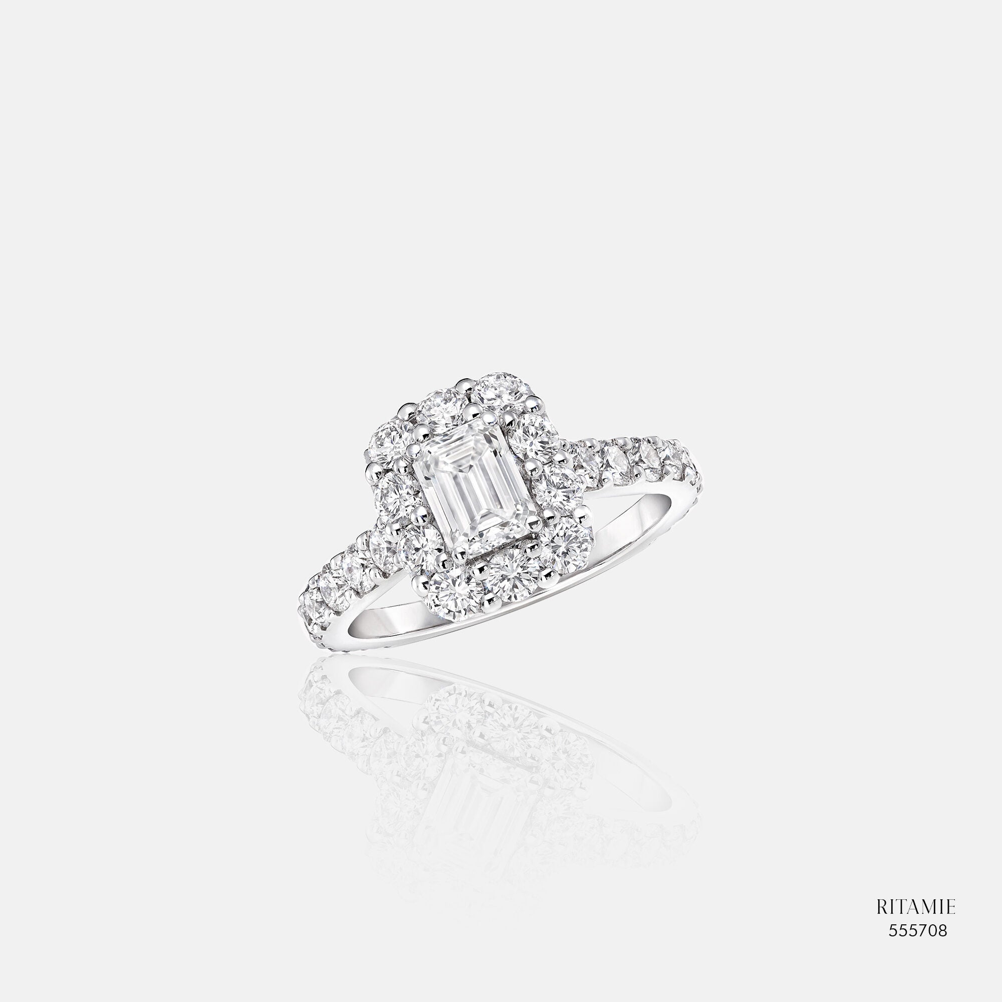 Radiant Crown Lab-Grown Diamond Ring 555708