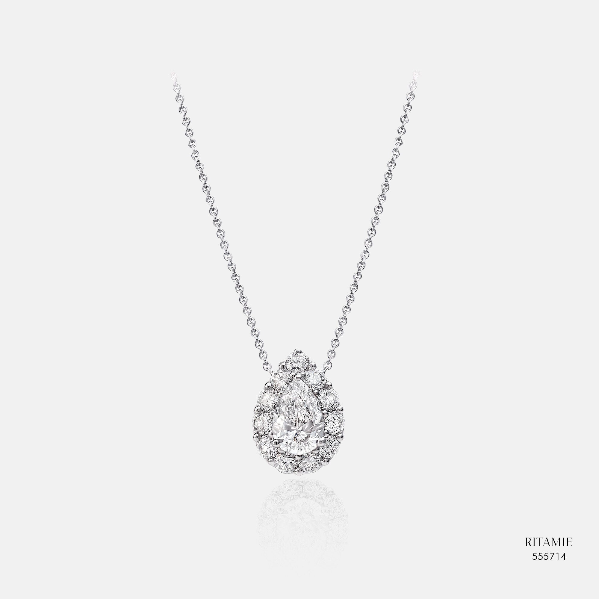 Grace Tear Lab-Grown Diamond Necklace 555714