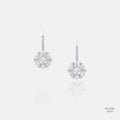 Snowflake Lab Grown Drops Earrings 555751