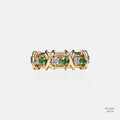 Eternal Green Weave Lab-Grown Diamond Ring 555759