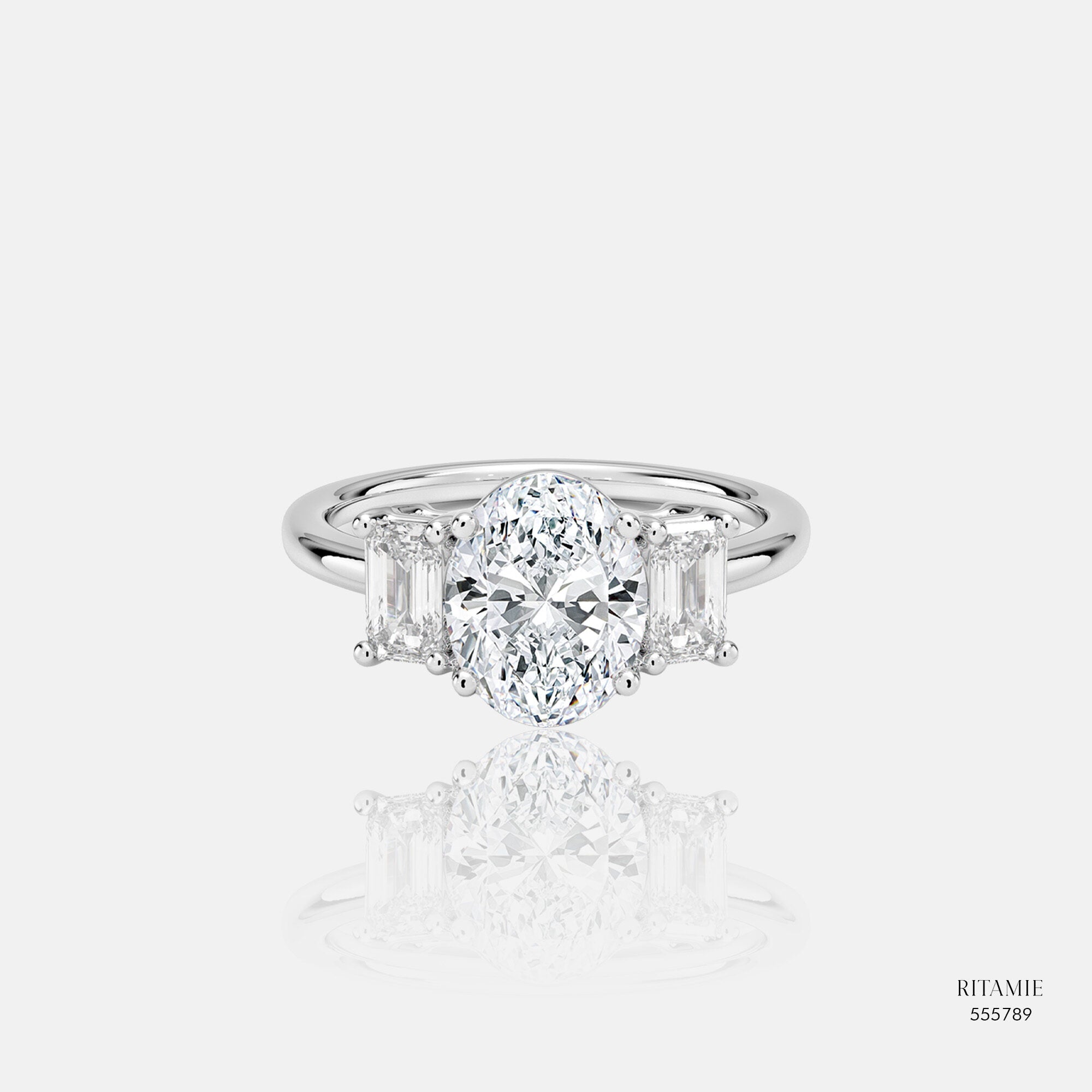 Vera Luxe Lab-Grown Diamond Ring 555789
