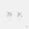 Radiant Princess Lab-Grown Diamond Studs 555815
