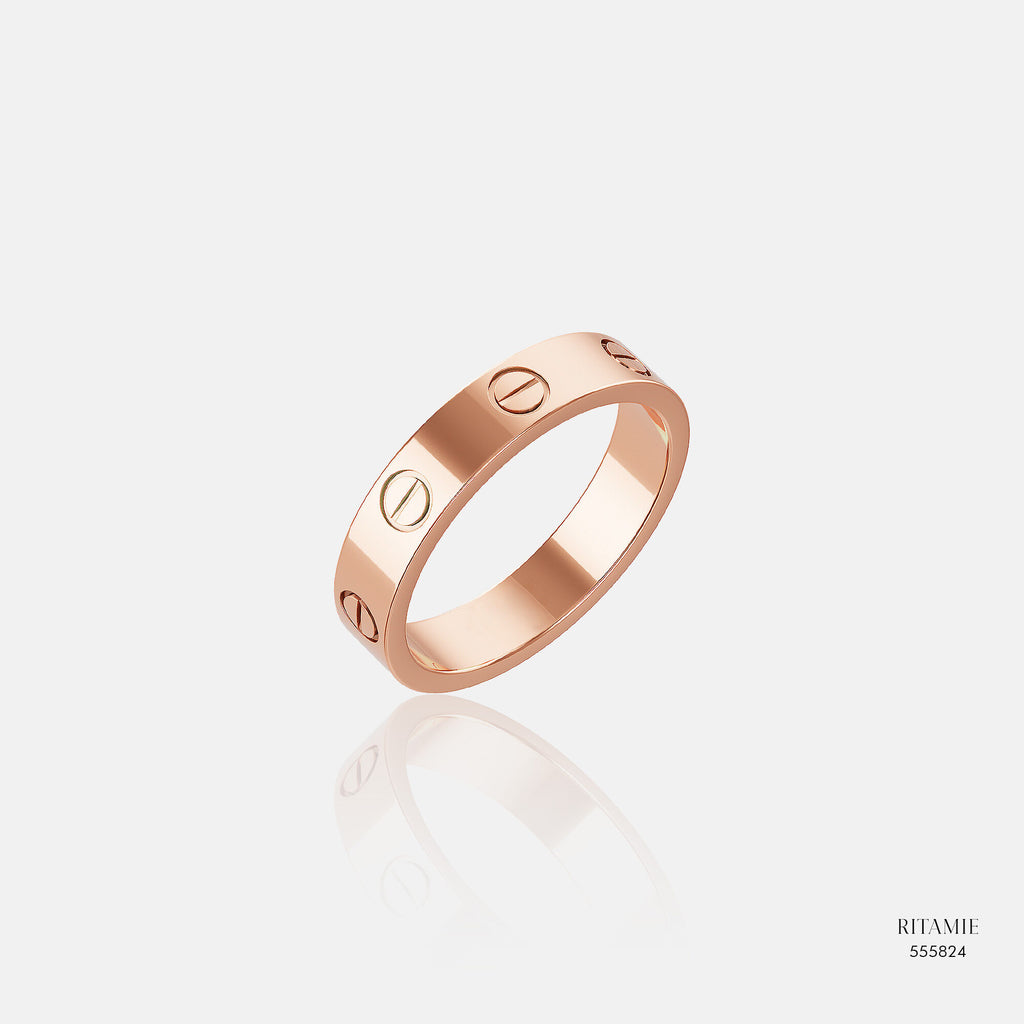 Vow Band Rose Gold Ring 555824