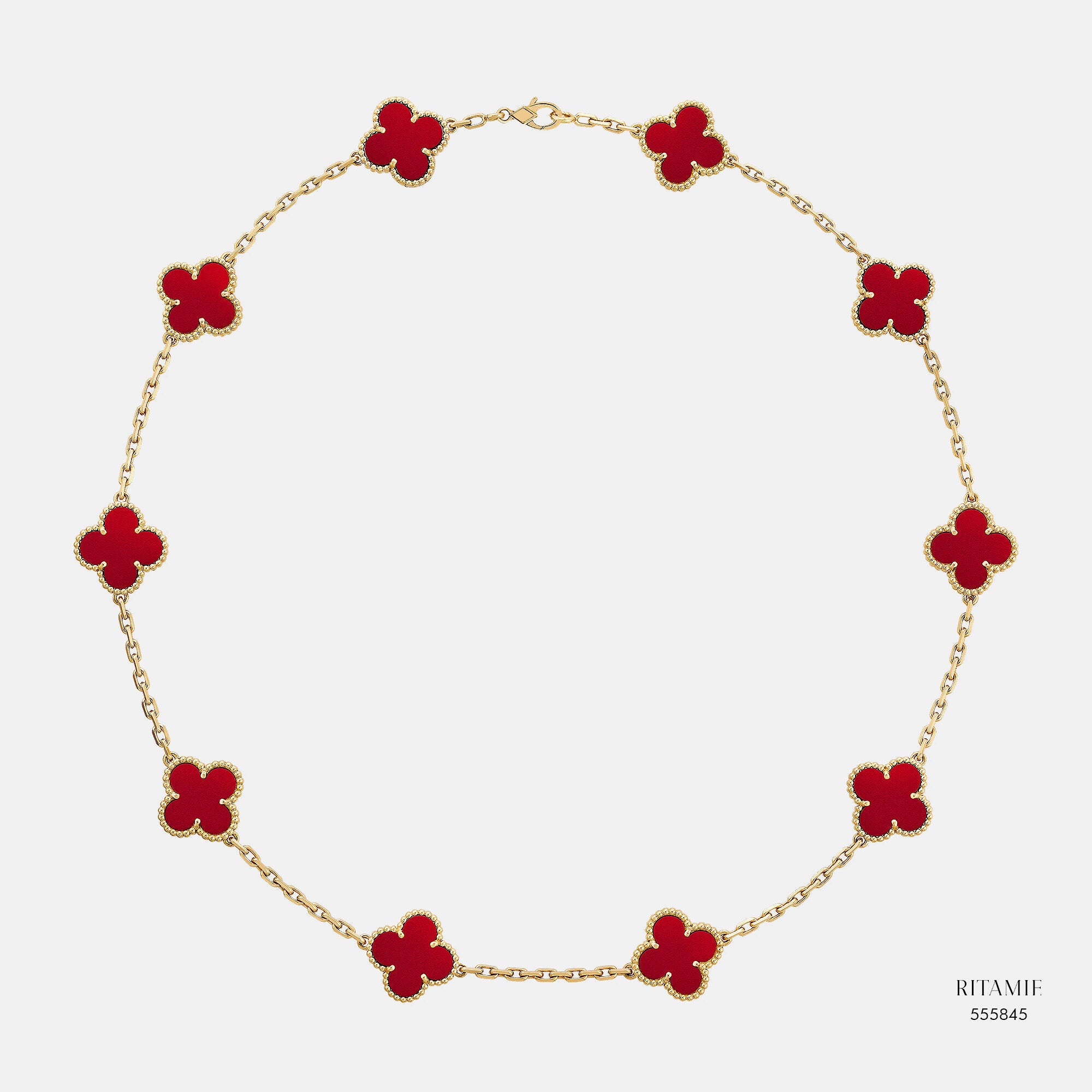 Crimson Grace Yellow Gold Necklace 555845