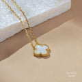 Moonlight Clover Yellow Gold Necklace 555903