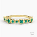 Portofino Emerald Bezel Ring 555932