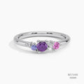Lilac White Gold Ring 555945