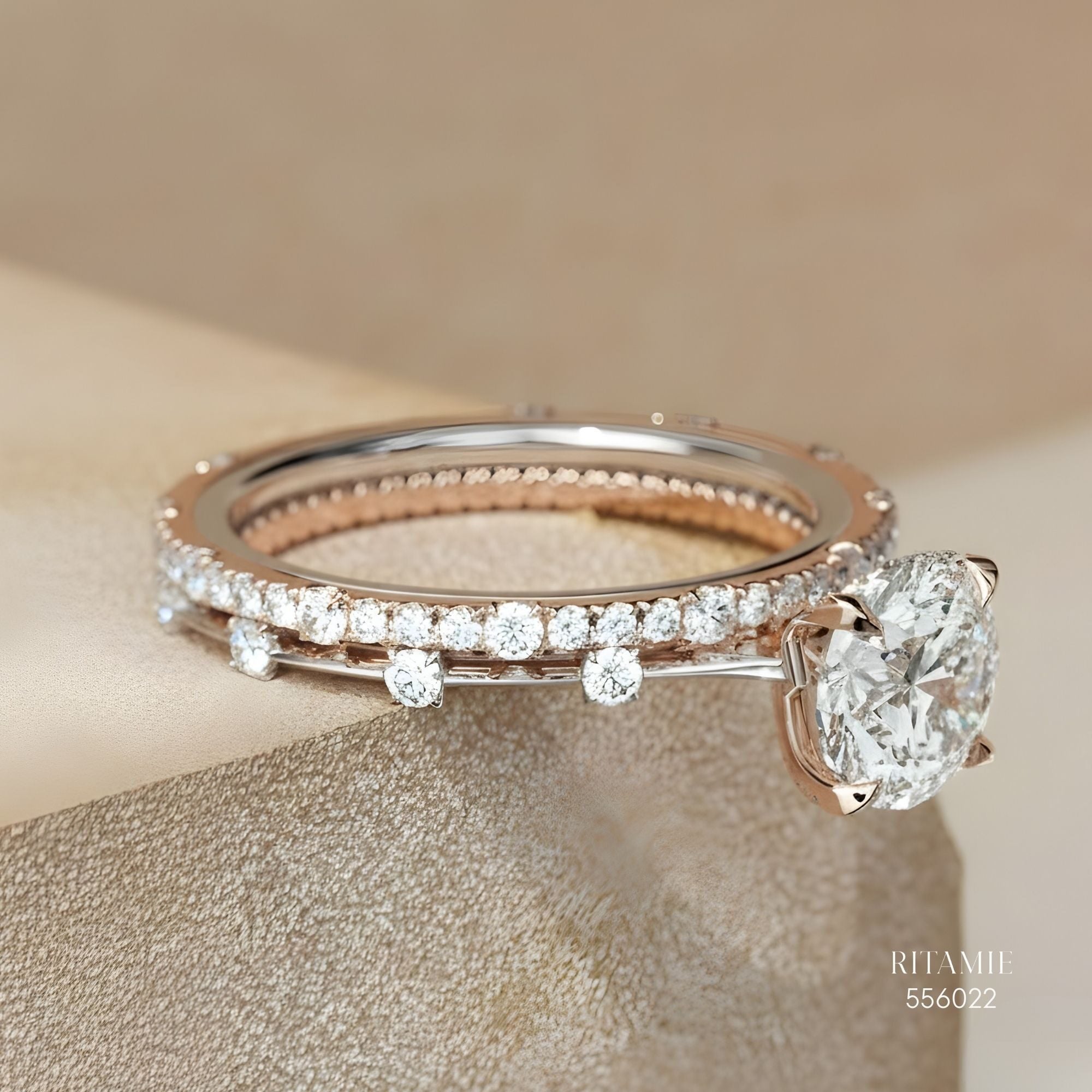 Solitaire Diamond Engagement Ring 556022