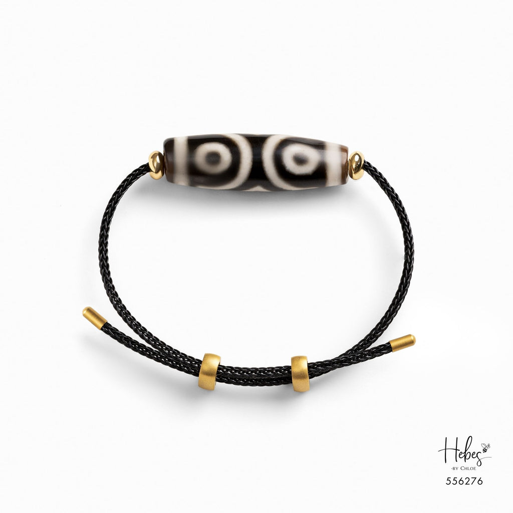 The Infinite Fortune 3-Eye Dzi Bracelet 556276