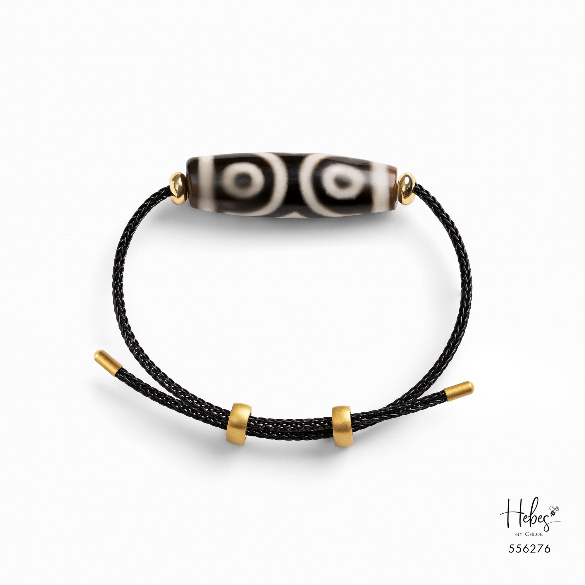 The Infinite Fortune 3-Eye Dzi Bracelet 556276