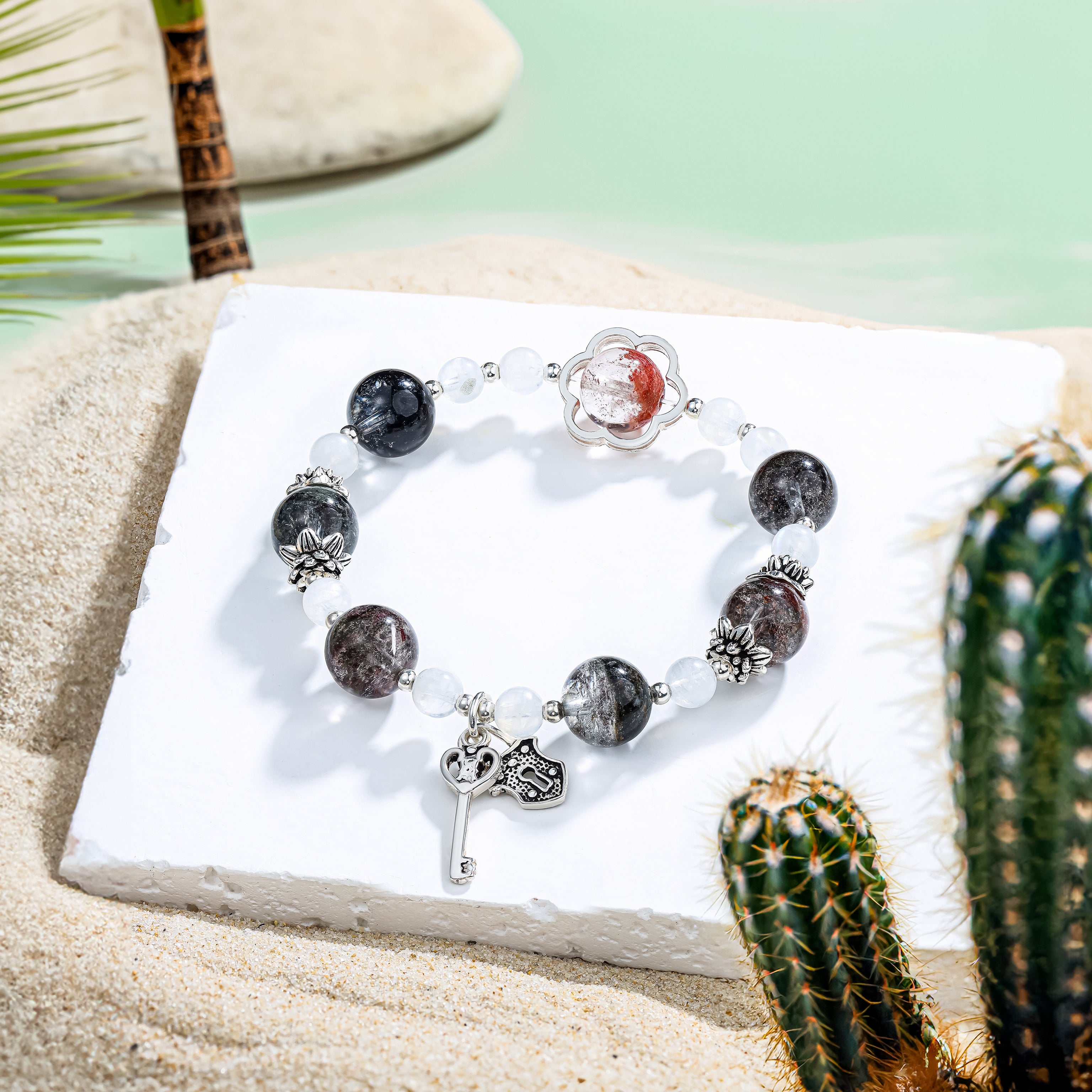 The Oasis Safety Key Lodolite Bracelet