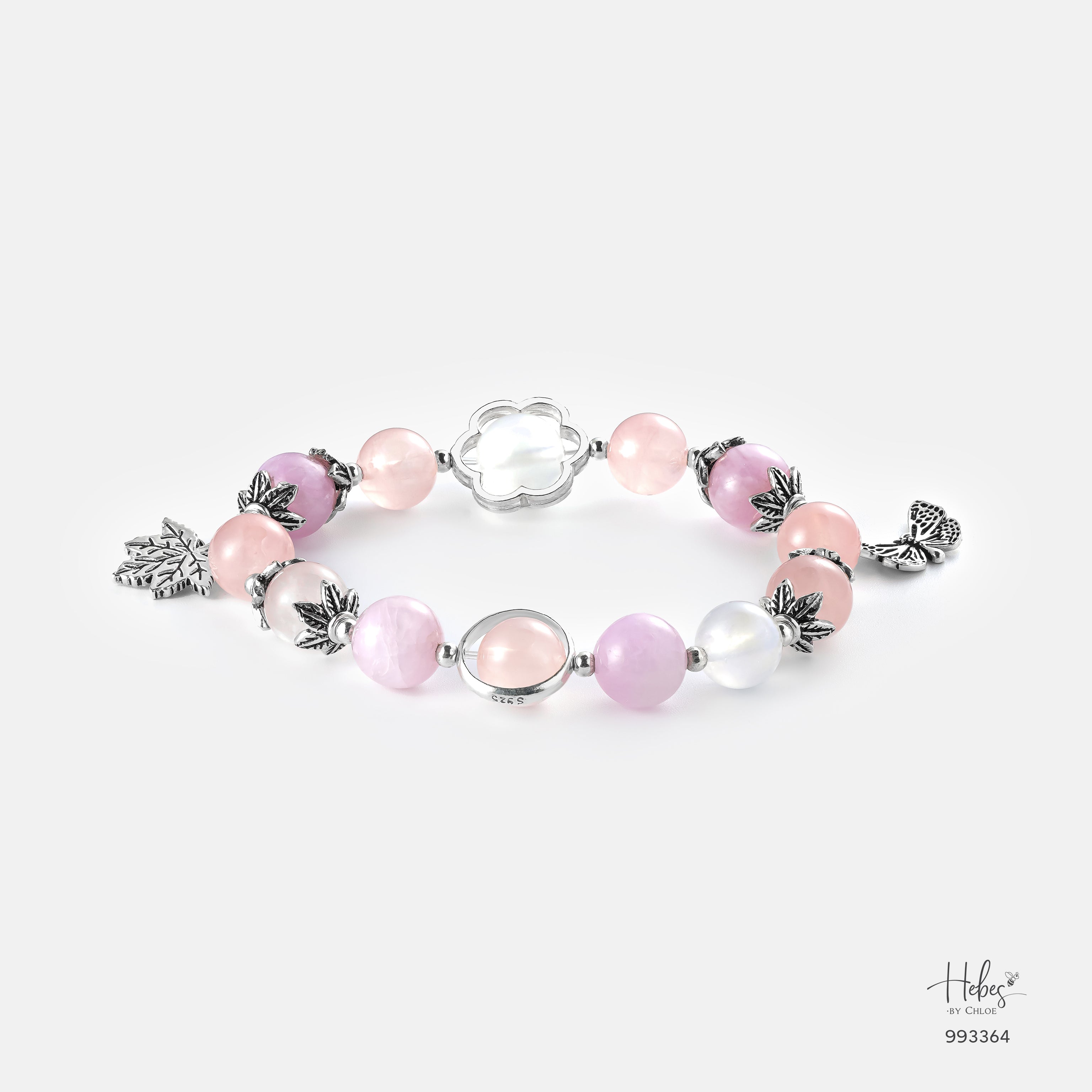 Autumn Glow Dewy Dawn Rose Quartz Bracelet 993364