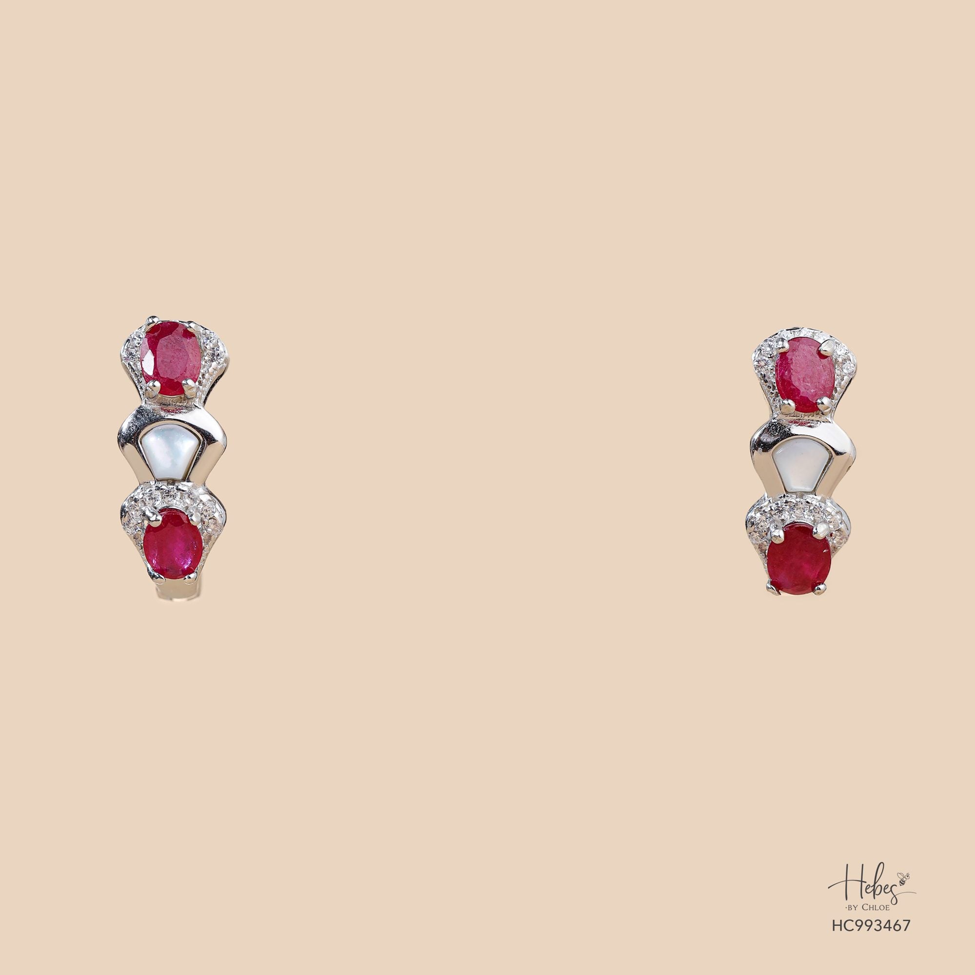 Ruby Earrings 993467