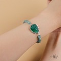 Turquoise Carved Charm Bracelet 993542