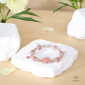 Rhodonite Carved Charm Bracelet 993545