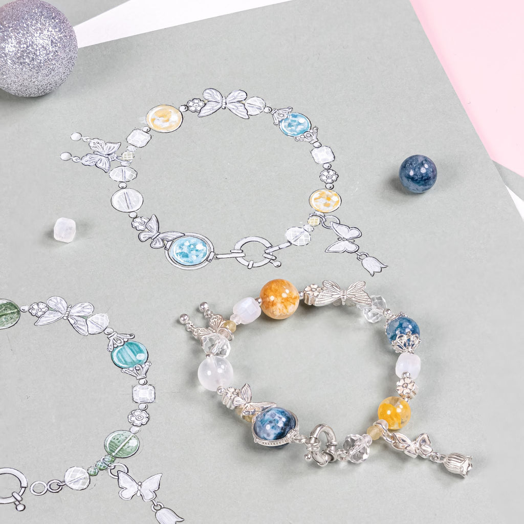 Winter Blessings Crytsal Wings Lodolite Bracelet 993594