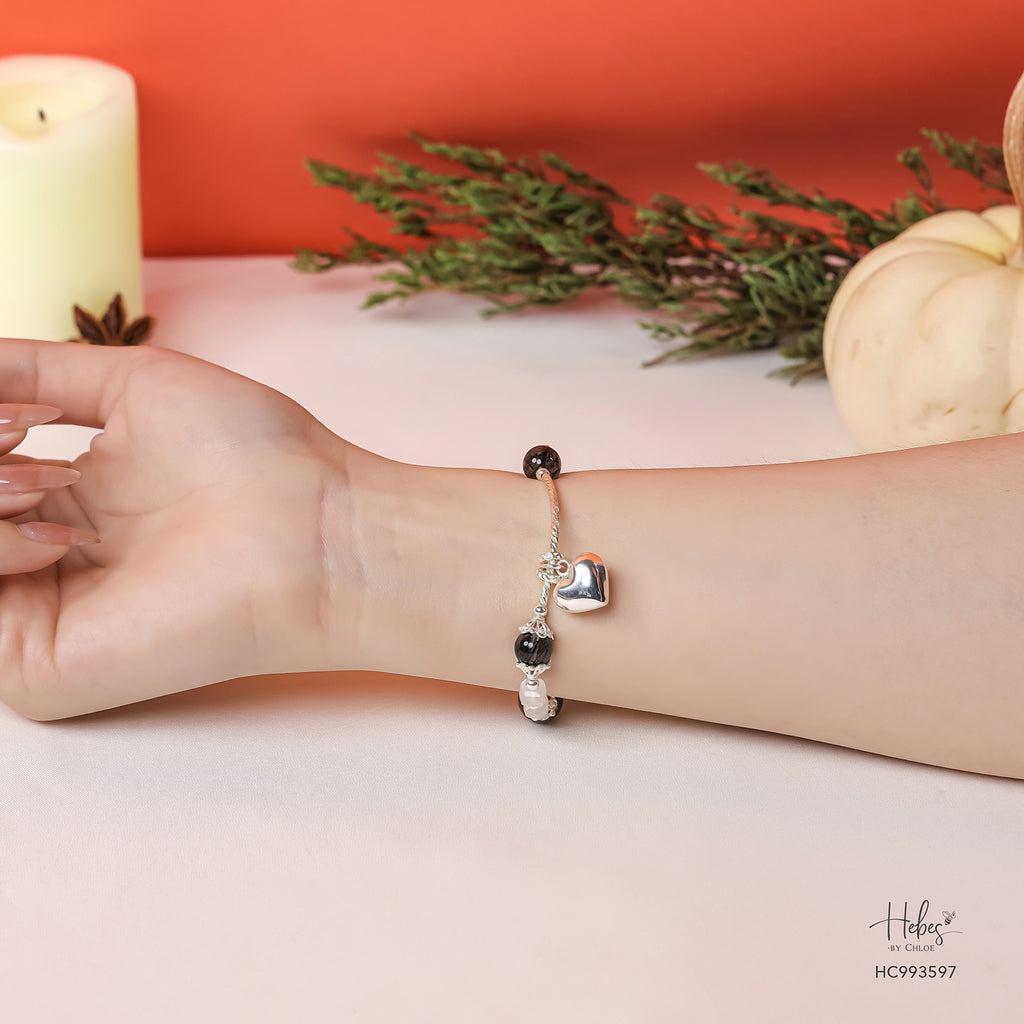 Grateful Heart Radiant Vision Black Rutilated Quartz Bracelet 993597