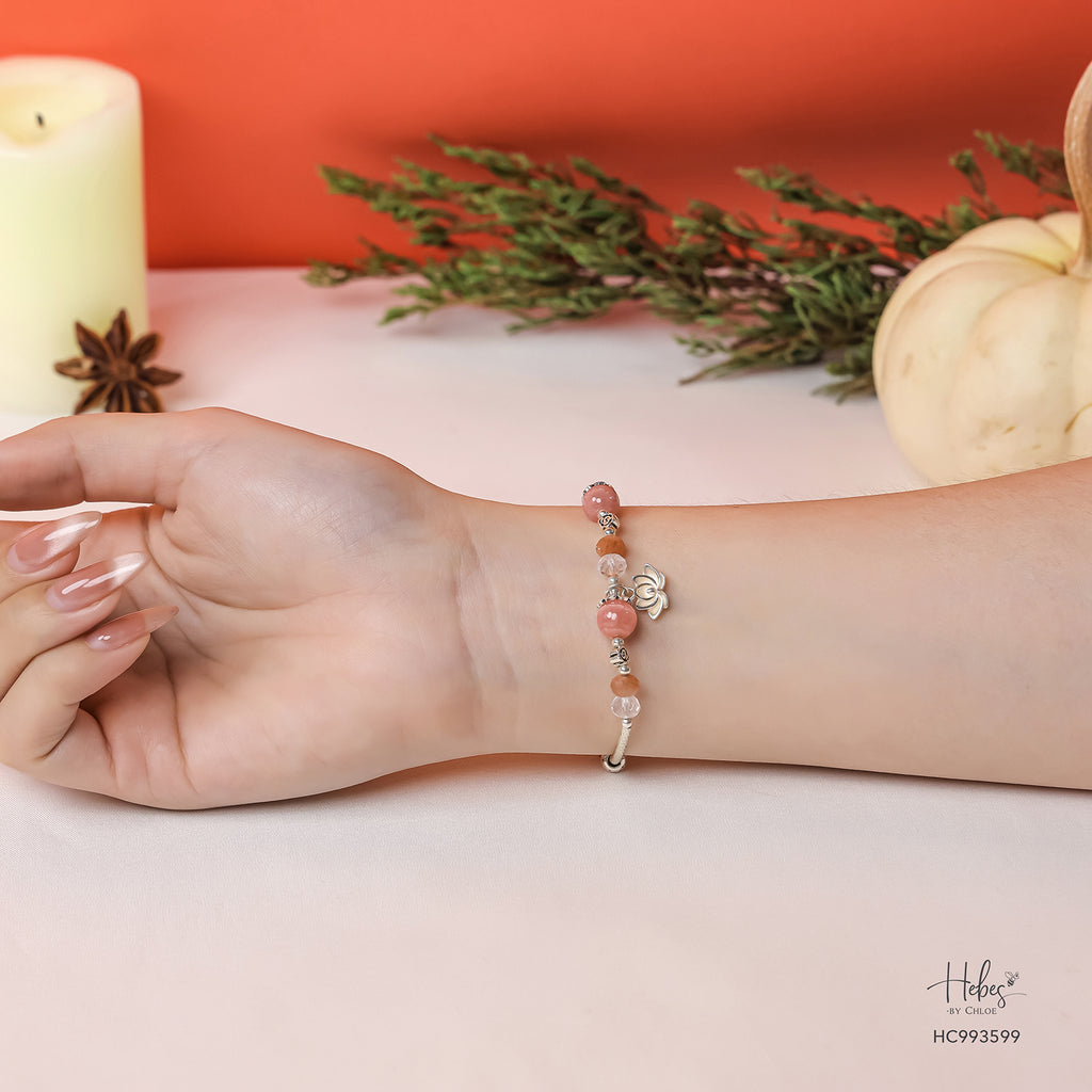 Grateful Heart Inner Clarity Rhodochrosite Bracelet 993599