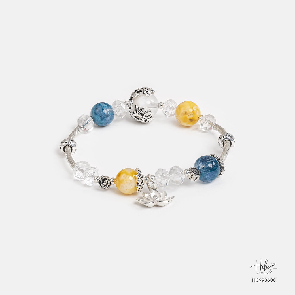 Grateful Heart Inner Clarity White Lodolite Bracelet 993600