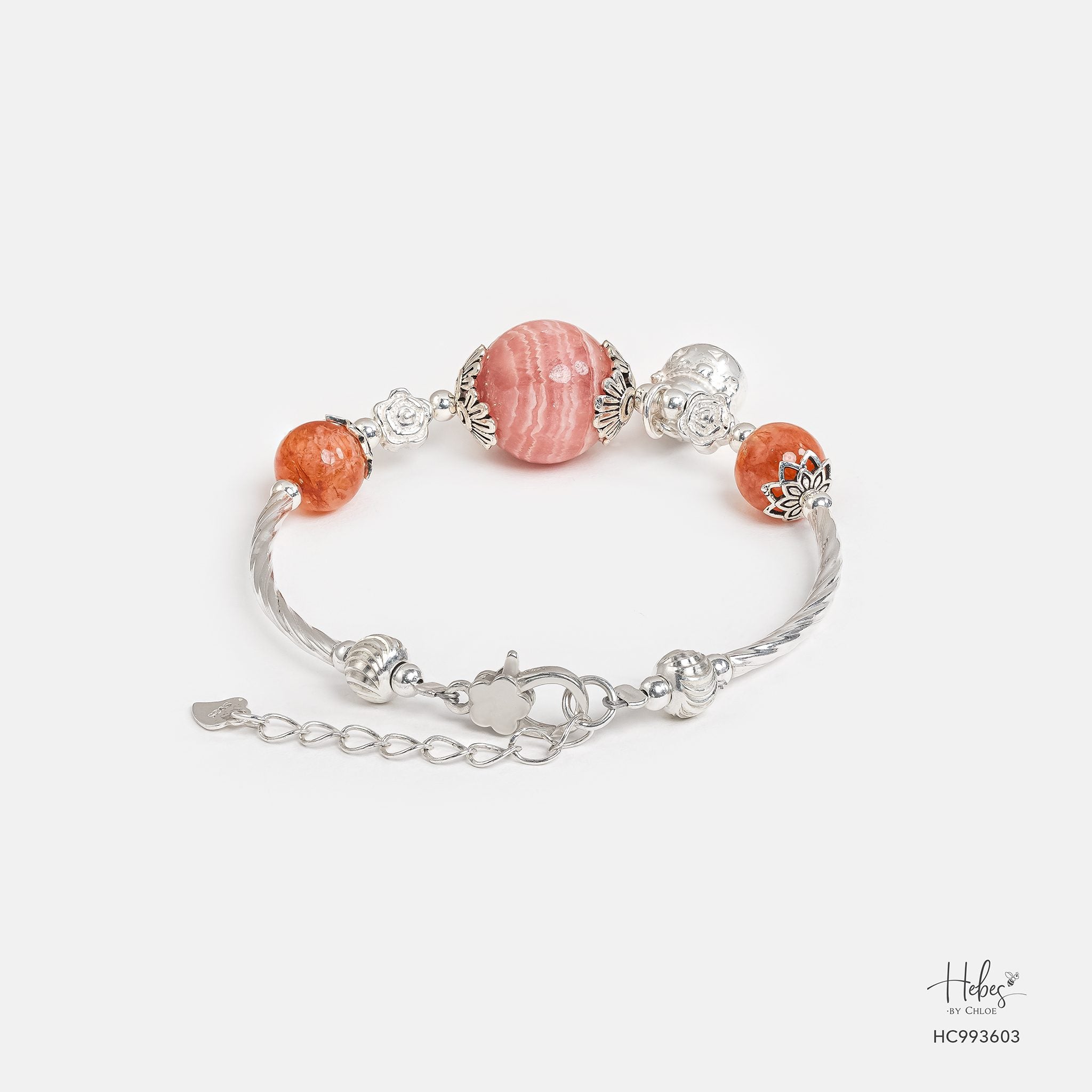 Grateful Heart True Wholeness Rhodochrosite Bracelet 993603