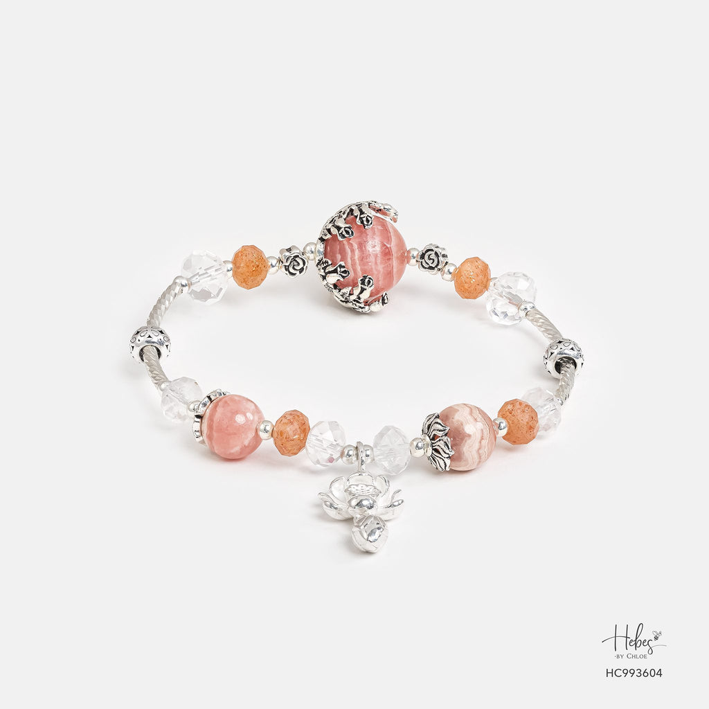 Grateful Heart Pure Serenity Rhodochrosite Bracelet 993604