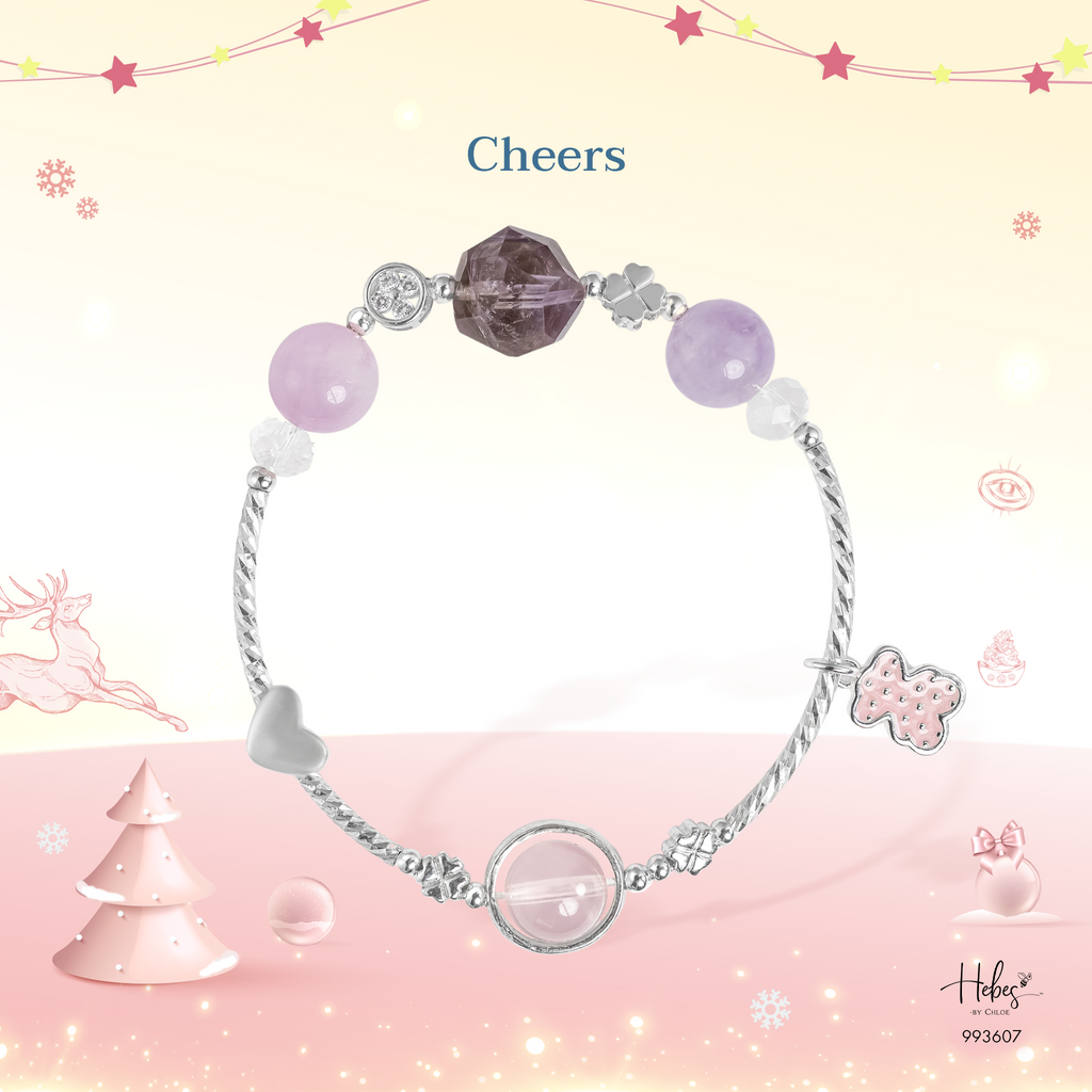 Winter Blessings Merry and Bright Amethyst Bracelet 993607