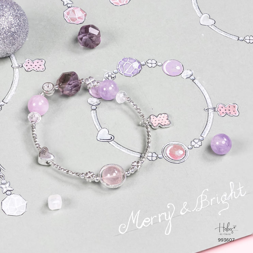 Winter Blessings Merry and Bright Amethyst Bracelet 993607