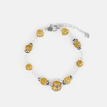 Yellow Rutilated Quartz  Bracelet