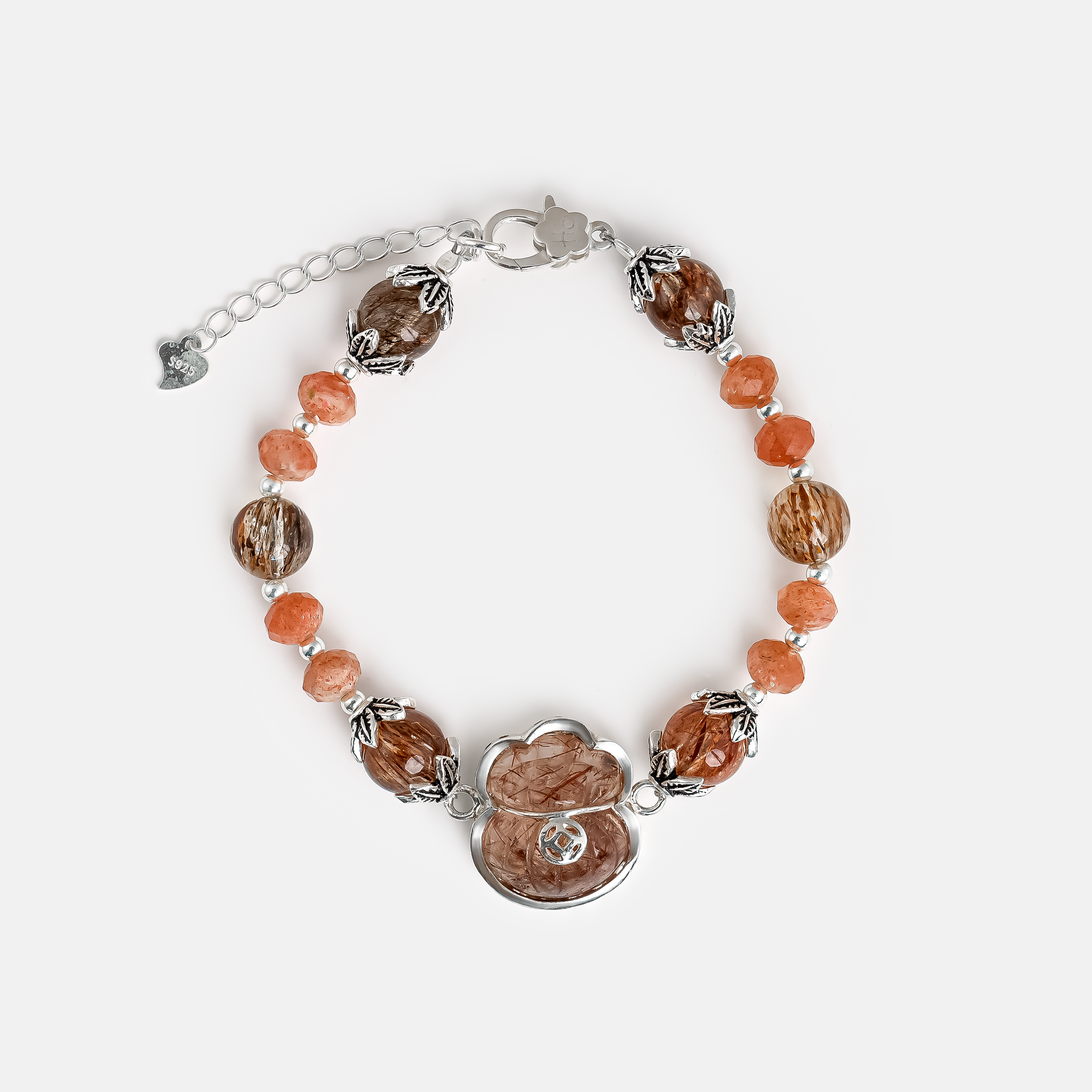 Brown Rutilated Quartz Bracelet 993628