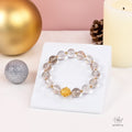 White Rutilated Quartz Bracelet 993716