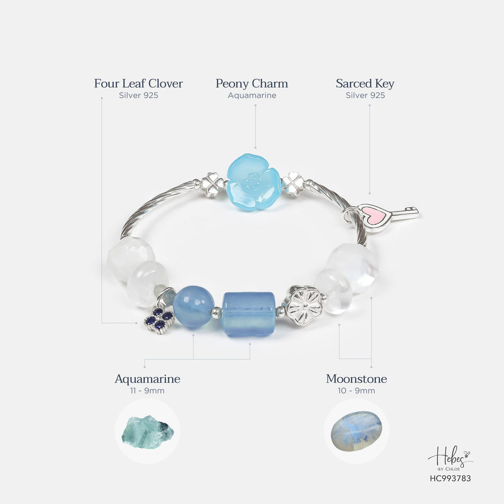 Sacred Peace Aquamarine Bracelet 993783