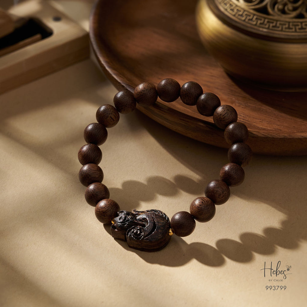 Vietnamese Agarwood Fairy Fox Bracelet 993799