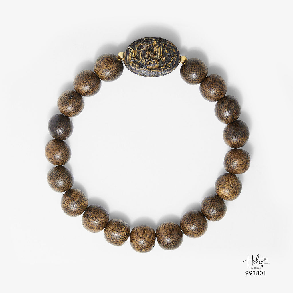 Vietnamese Agarwood Lotus Bracelet 993801