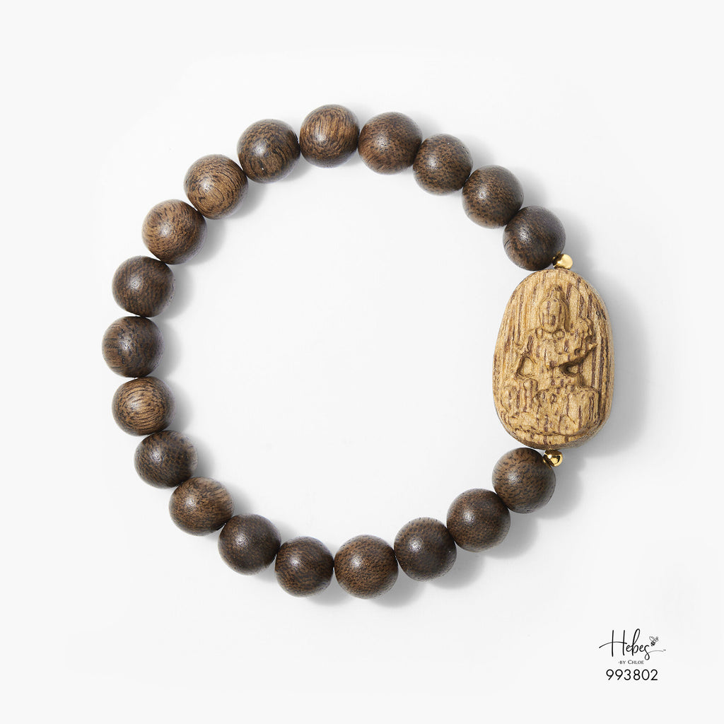 Vietnamese Agarwood Kuan Yin Bracelet 993802